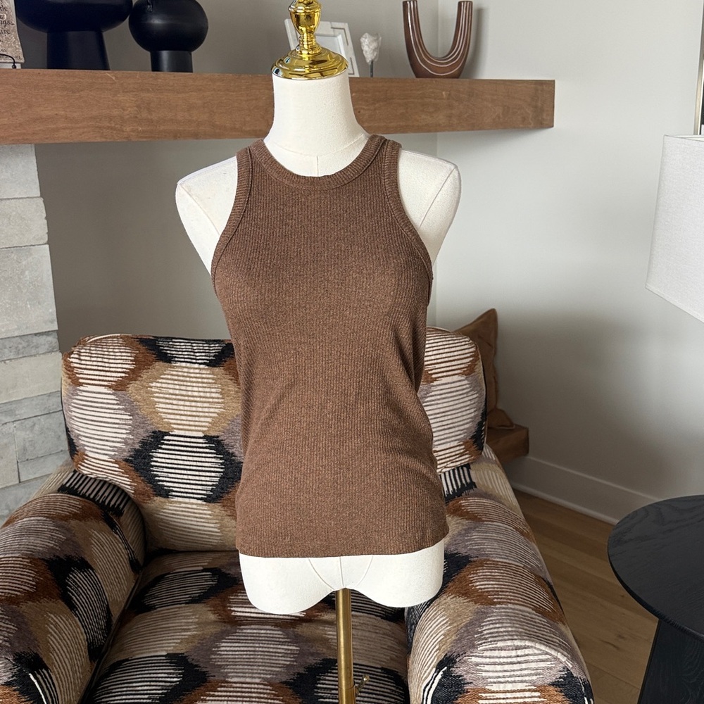 Agolde Bailey Ribbed Tank - Picture 2 of 12